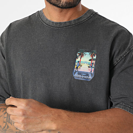 Classic Series - Tee Shirt Oversize Côte D'Azur 033 Gris Anthracite