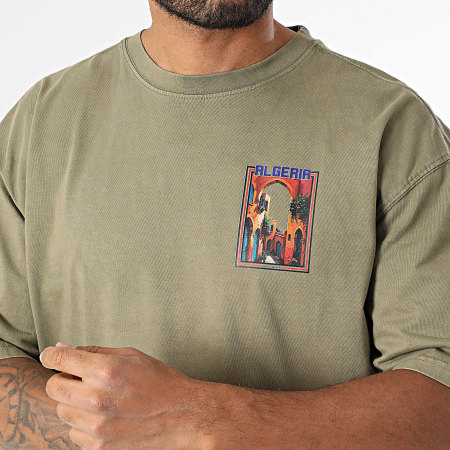 Classic Series - Tee Shirt Oversize Algeria 041 Vert Kaki