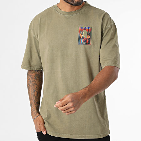 Classic Series - Tee Shirt Oversize Algeria 041 Vert Kaki