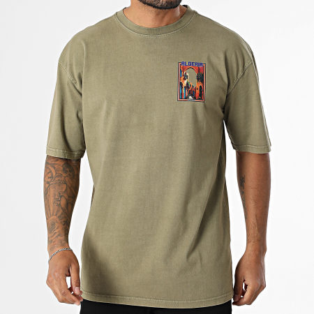 Classic Series - Tee Shirt Oversize Algeria 041 Vert Kaki