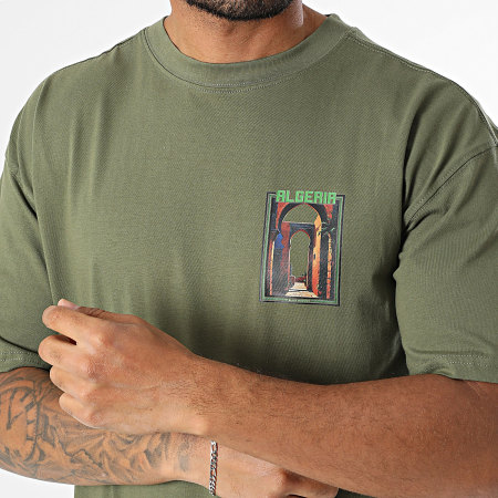 Classic Series - Tee Shirt Oversize Algeria 042 Vert Kaki