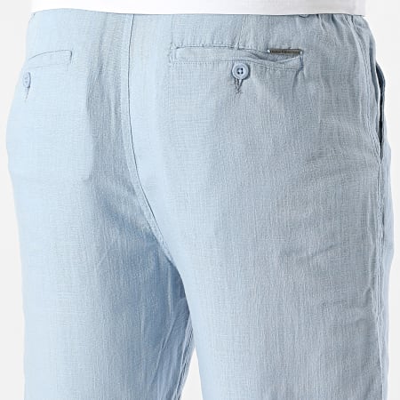 Paname Brothers - Short De Lino Bali Azul Claro