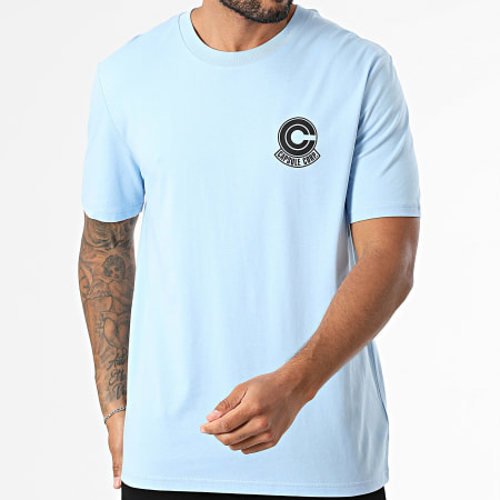 Dragon Ball Z - Tee Shirt Oversize Large Capsule Corp Sky