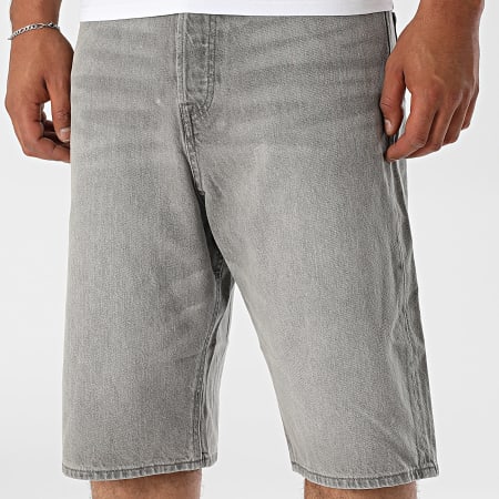 Jack And Jones - Short Jean Baggy Fit Ron Original Gris