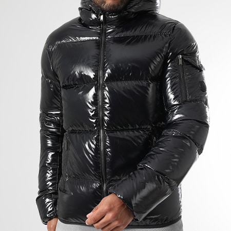 Java Jott Cuir Veste Homme Jott Pour Homme Doudoune Poches Noir