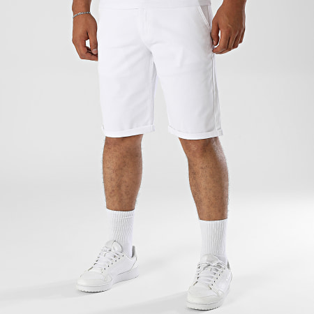 Paname Brothers - Short Chino Bary 5 Blanco