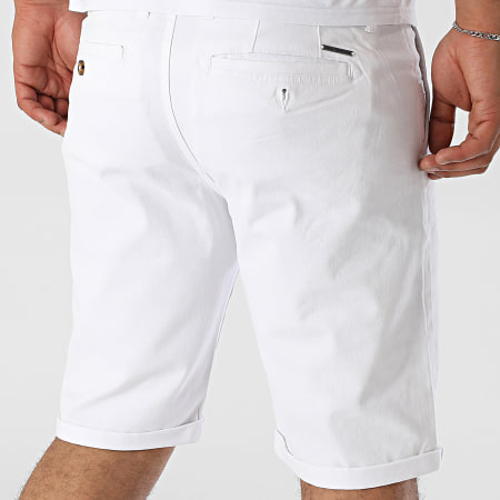 Paname Brothers - Short Chino Bary 5 Blanco