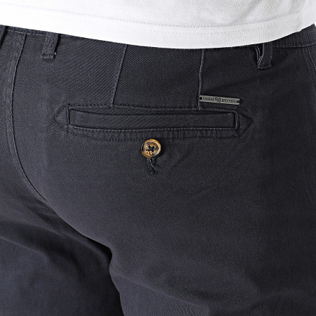 Paname Brothers - Short Chino Bary 5 Bleu Marine