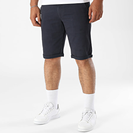 Paname Brothers - Short Chino Bary 5 Bleu Marine