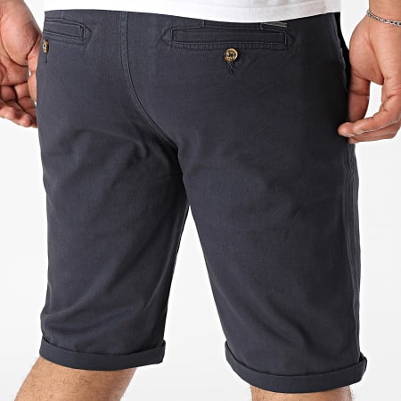 Paname Brothers - Short Chino Bary 5 Bleu Marine