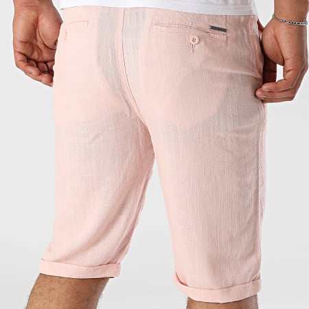 Paname Brothers - Short De Lino Bali Rosa