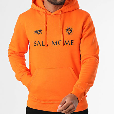 Sale Môme Paris - Sudadera Con Capucha FC Osito Naranja Negra