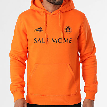 Sale Môme Paris - Sudadera Con Capucha FC Osito Naranja Negra