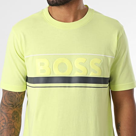 BOSS - Tee Shirt Iconic Zone 50550113 Lime green - Ryses
