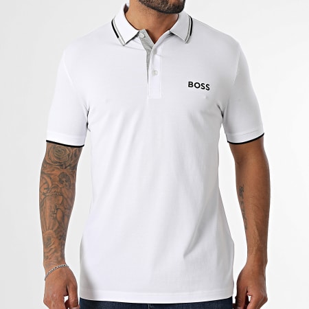 BOSS - Polo Manches Courtes Paddy Pro 50469102 Blanc