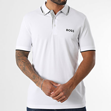 BOSS - Polo Manches Courtes Paddy Pro 50469102 Blanc