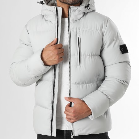 LBO - Plumífero con capucha 1964 Gris Claro