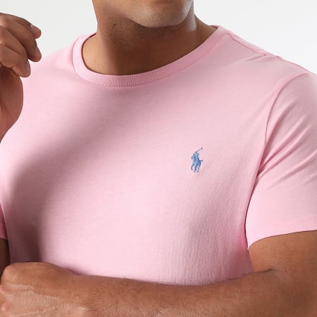 Polo Ralph Lauren - Tee Shirt Original Player Custom Slim Fit Rose