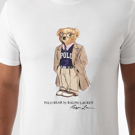 Polo Ralph Lauren - Tee Shirt Polo Bear White - Ryses