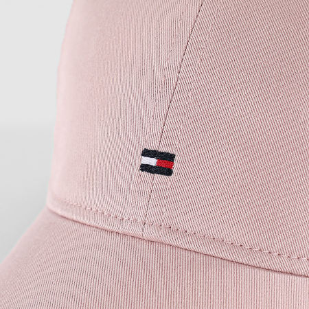 Tommy Hilfiger - Gorra de mujer Essential Flag Soft 7632 Pink Gold