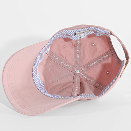 Tommy Hilfiger - Gorra de mujer Essential Flag Soft 7632 Pink Gold