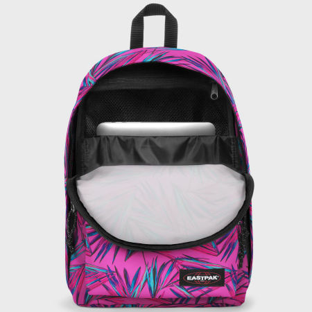 Eastpak - Zaino Out Of Office EK000767 Rosa Fucsia Verde Blu