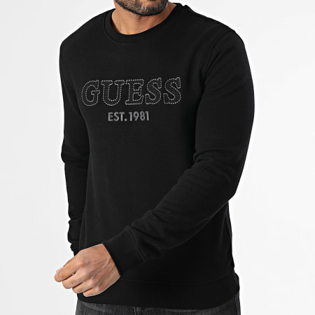 Guess - Sweat Crewneck Slim M5YQ08-KCN01 Noir