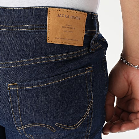 Jack And Jones - Jean Slim Glenn Original Bleu Brut