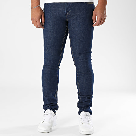Jack And Jones - Jean Slim Glenn Original Bleu Brut