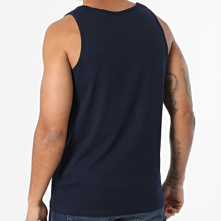 Luxury Lovers - Débardeur Red Heart Embroidery Bleu Marine