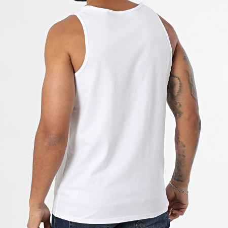 Luxury Lovers - Débardeur Red Heart Embroidery Blanc