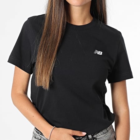 New Balance - Women's Oversize Tee Shirt WT41509 Negro
