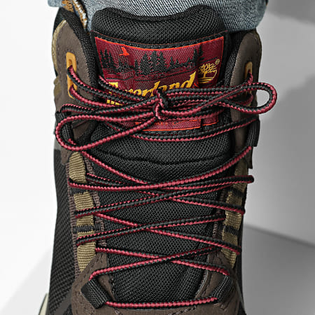 Timberland - Winsor Trail Mid Lace Impermeable Zapatillas A41W7 Malla Marrón Medio