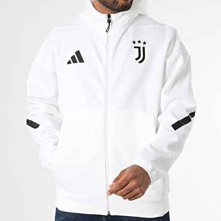 Adidas Sportswear - Sweat Capuche Zippé Juventus Anth JM9461 Beige Clair