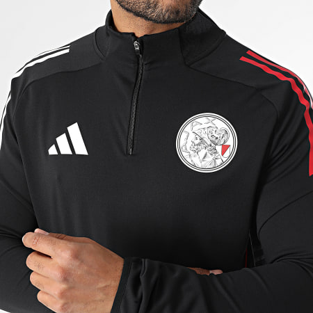 Adidas Sportswear - Sweat Col Zippé Slim AJAX JP1751 Noir