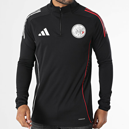 Adidas Sportswear - Sweat Col Zippé Slim AJAX JP1751 Noir