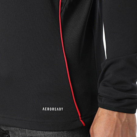Adidas Sportswear - Sweat Col Zippé Slim AJAX JP1751 Noir