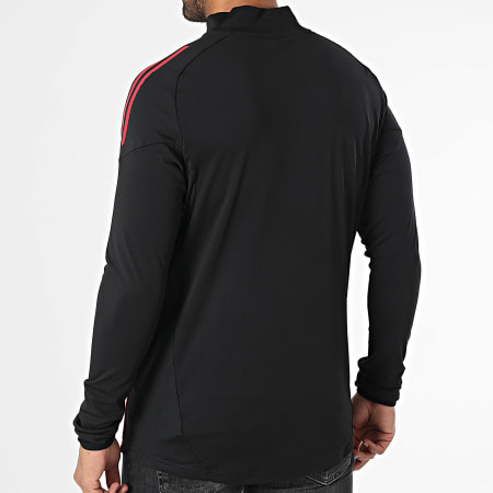Adidas Sportswear - Sweat Col Zippé Slim AJAX JP1751 Noir