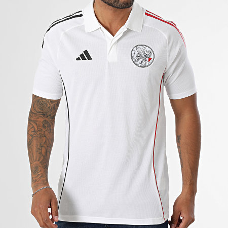 Adidas Sportswear - Polo Manches Courtes AJAX JP1762 Beige Clair