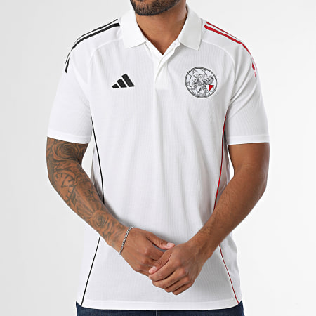Adidas Sportswear - Polo Manches Courtes AJAX JP1762 Beige Clair
