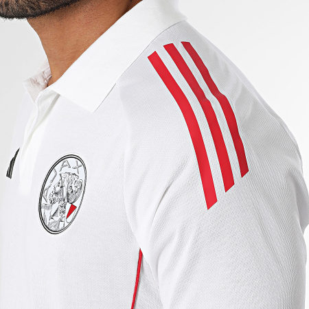 Adidas Sportswear - Polo Manches Courtes AJAX JP1762 Beige Clair