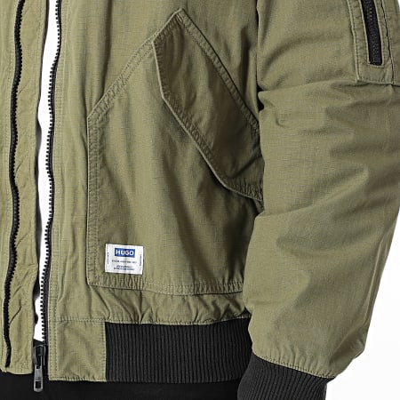 Hugo Blue - Veste Zippée Biero 252 50534489 Vert Kaki
