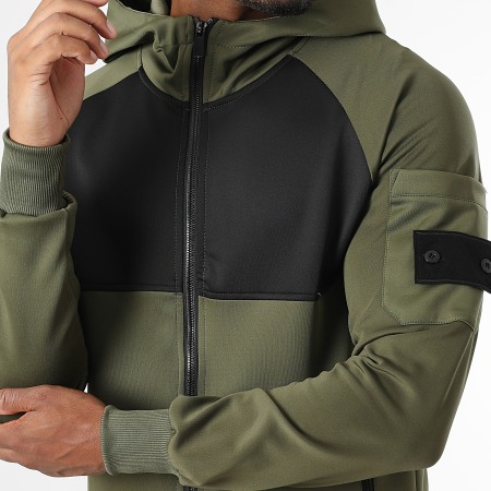 LBO - Ensemble De Survêtement 0332 Vert Kaki Noir