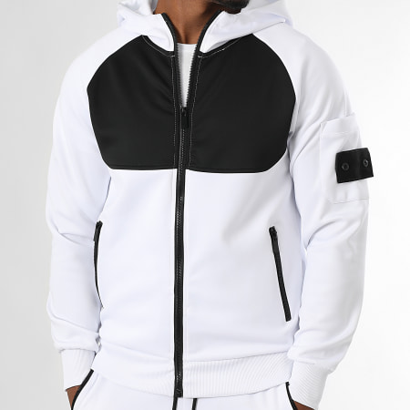 LBO - Ensemble De Survêtement 0333 Blanc Noir