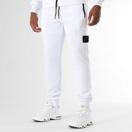 LBO - Ensemble De Survêtement 0333 Blanc Noir