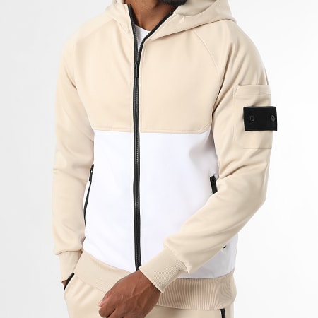 LBO - Ensemble De Survêtement 0334 Beige Blanc