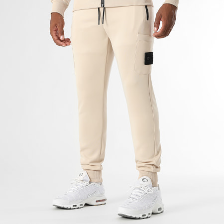 LBO - Ensemble De Survêtement 0334 Beige Blanc