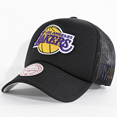 Mitchell and Ness - Casquette Trucker Hidden Los Angeles Lakers HT11408 Noir Gris