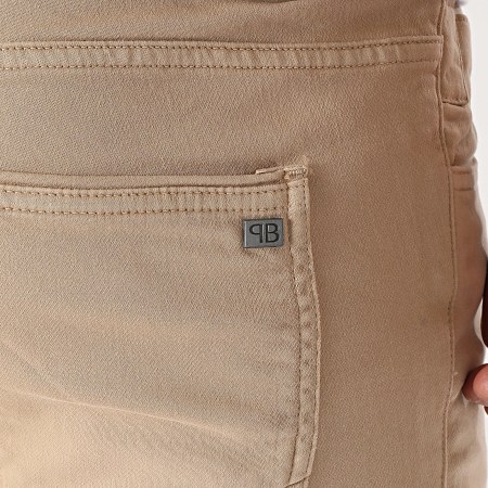 Paname Brothers - Pantalones cortos chinos Maldive Beige