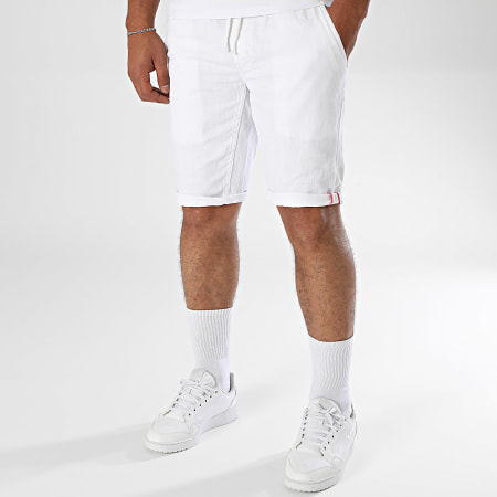 Paname Brothers - Bravo Chino Shorts Blanco